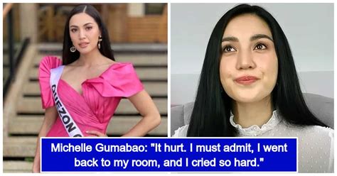 Michele Gumabao: 'I heard things I wasn't supposed to hear'.